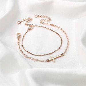 New Layered Bracelet Dainty Bracelet Gift for Women 14K Gold Filled Adjustable